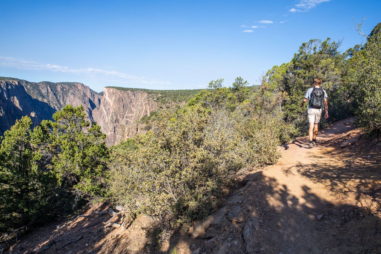 Hiking North Rim of Black Canyon of the Gunnison