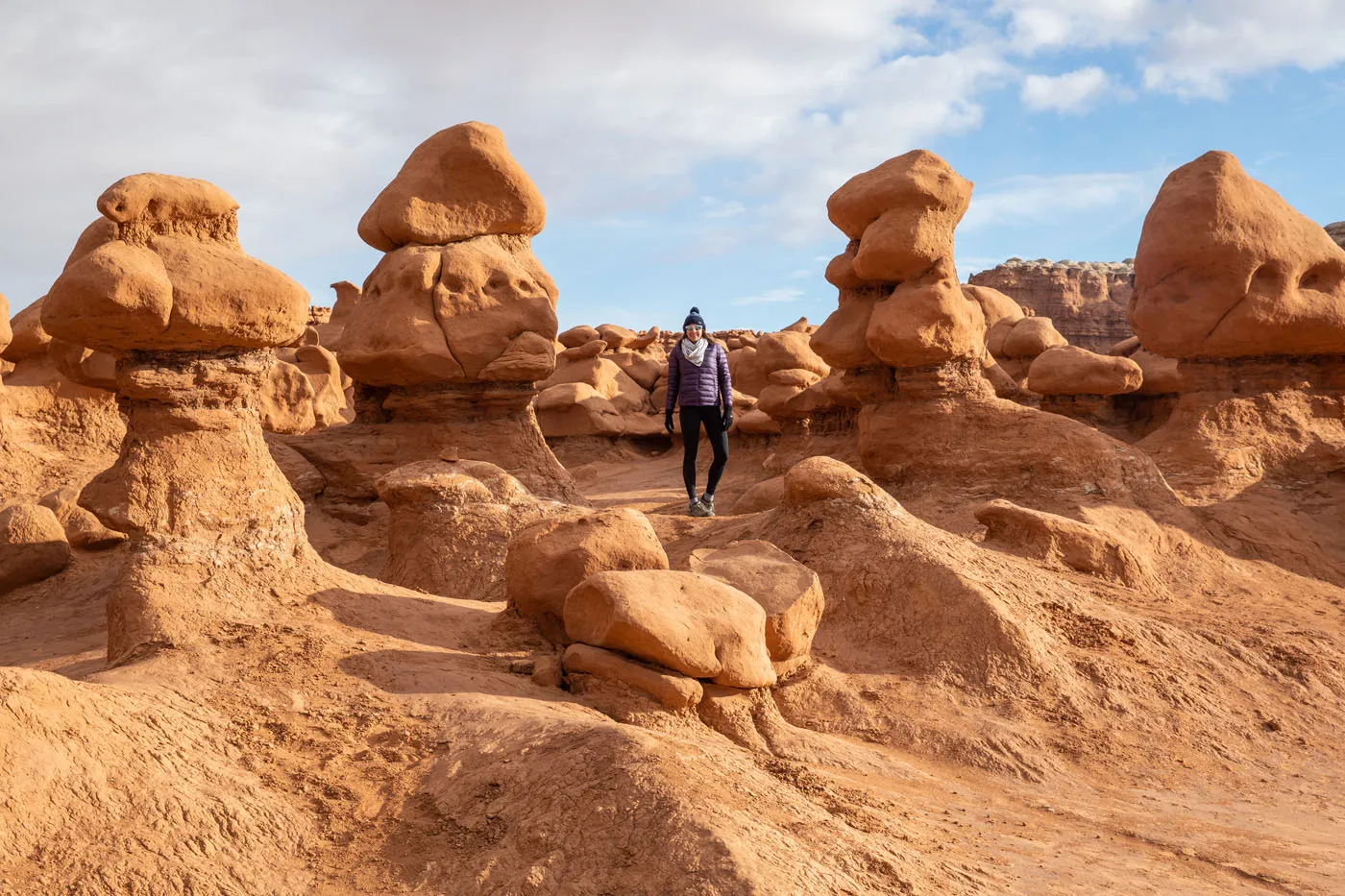 Julie in Goblin Valley