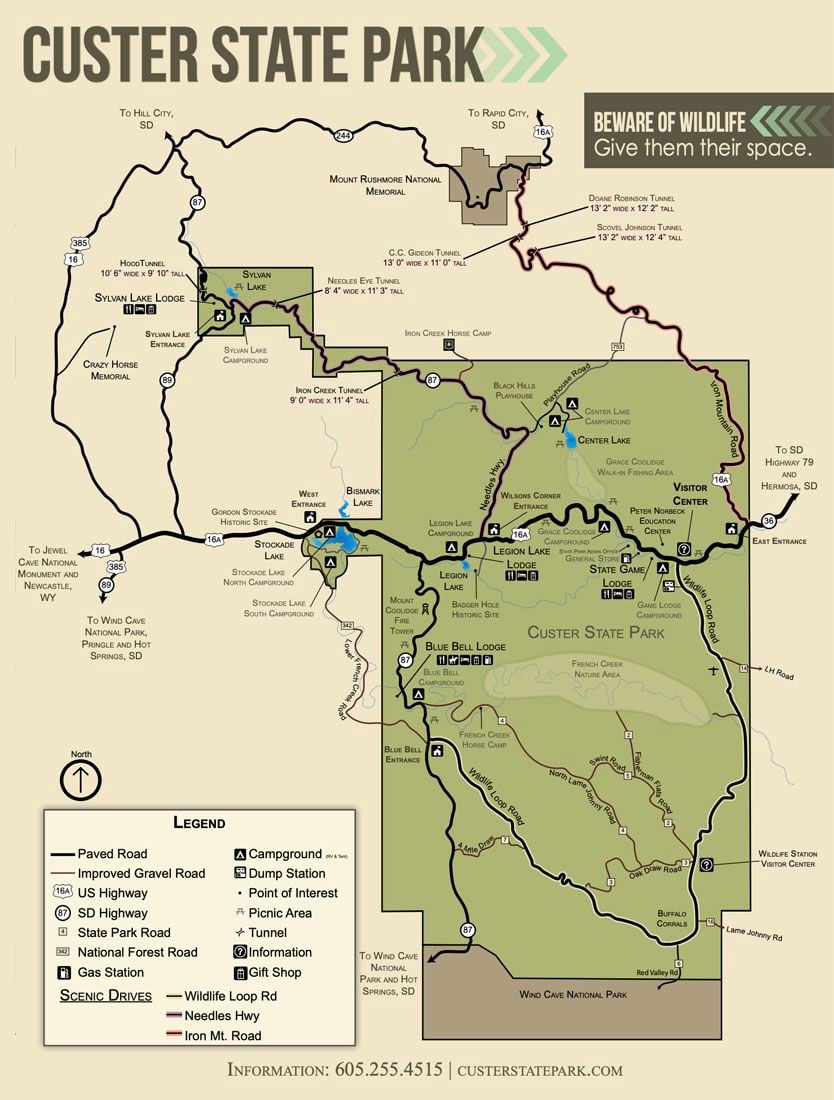 Map Custer State Park