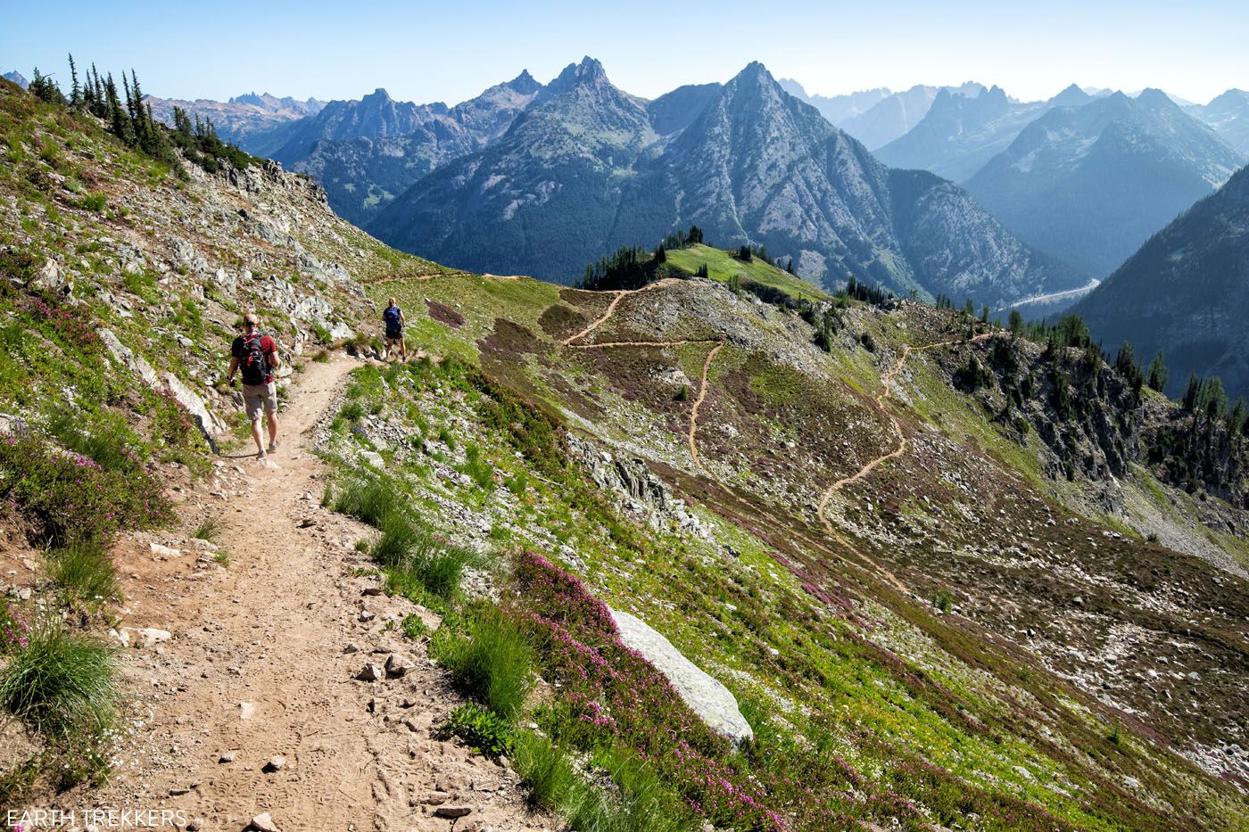 Maple Pass Loop Switchbacks