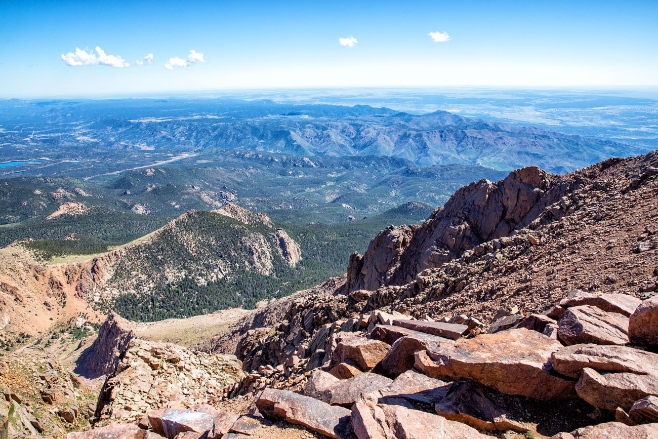 Pikes Peak View scenic drives in Colorado