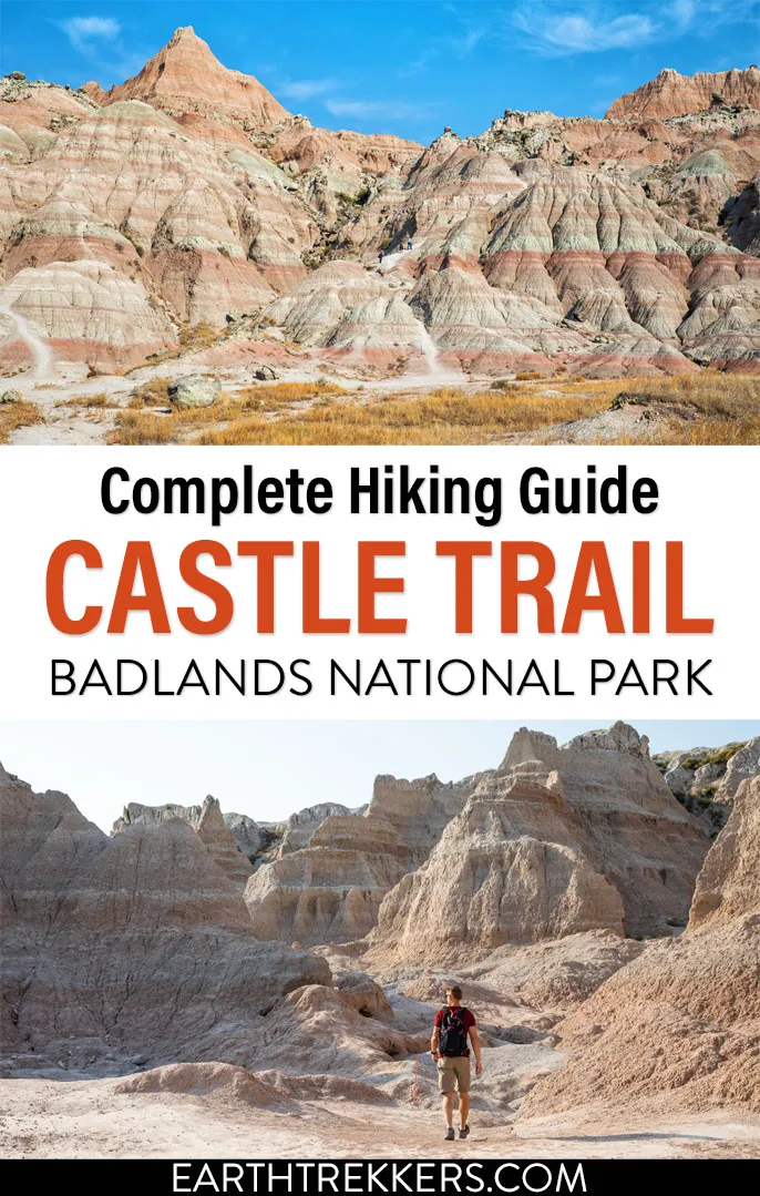 How to hike Castle Trail in Badlands National Park. Plus, how to add on Saddle Pass and the Medicine Root Trails.