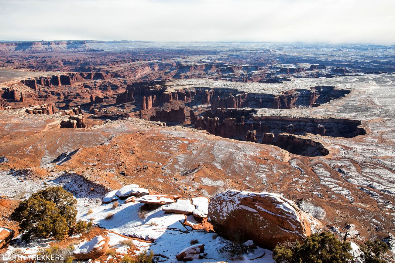 Canyonlands in December American Southwest road trip