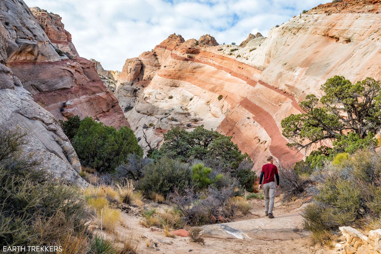 Capitol Reef Hiking Trail American Southwest road trip