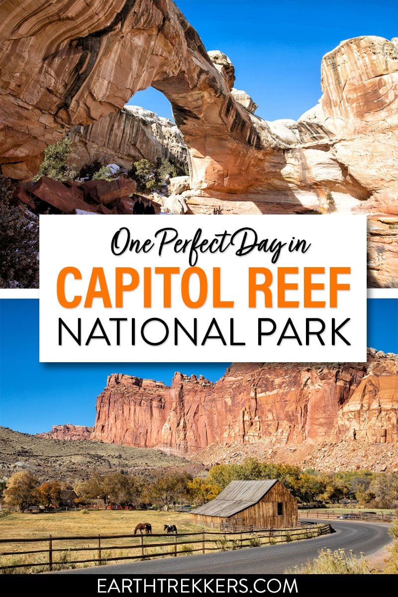 Capitol Reef One Day Itinerary