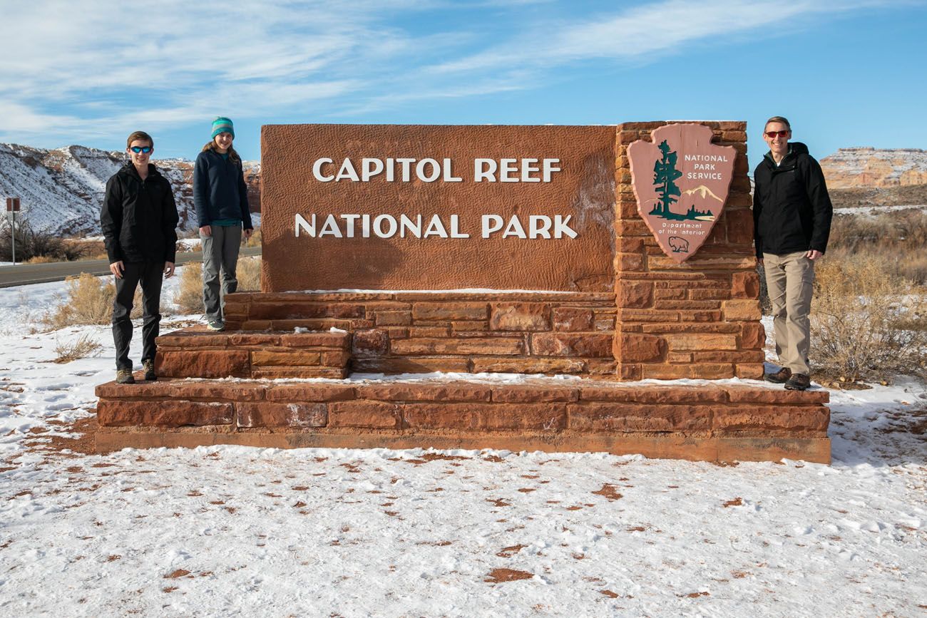 Capitol Reef in Winter