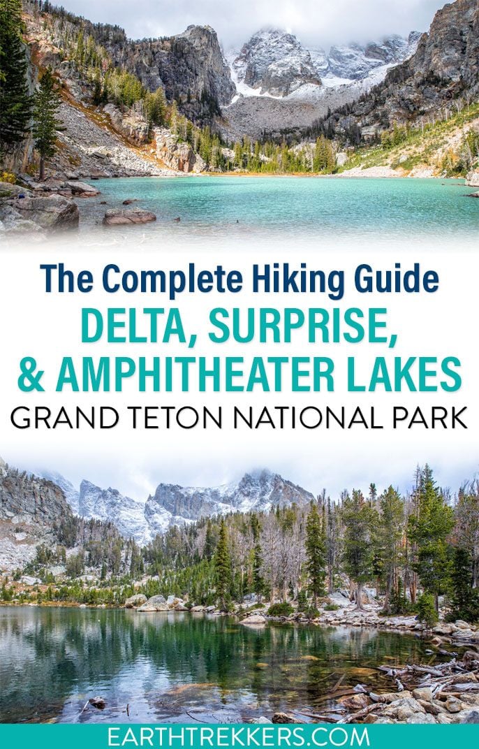 Grand Teton Delta Amphitheater Lake Hike