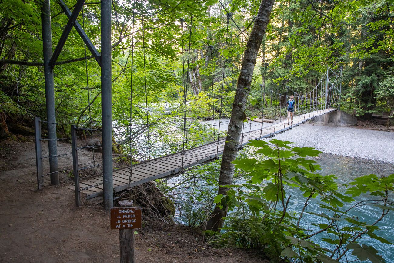 Grove of the Patriarchs Bridge | Best things to do in Mount Rainier