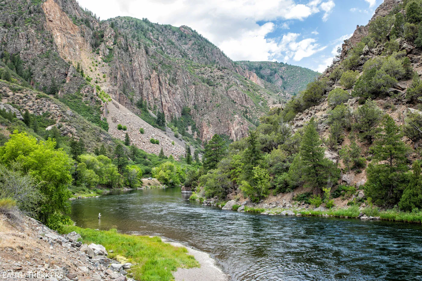 Gunnison River how to visit the Black Canyon of the Gunnison