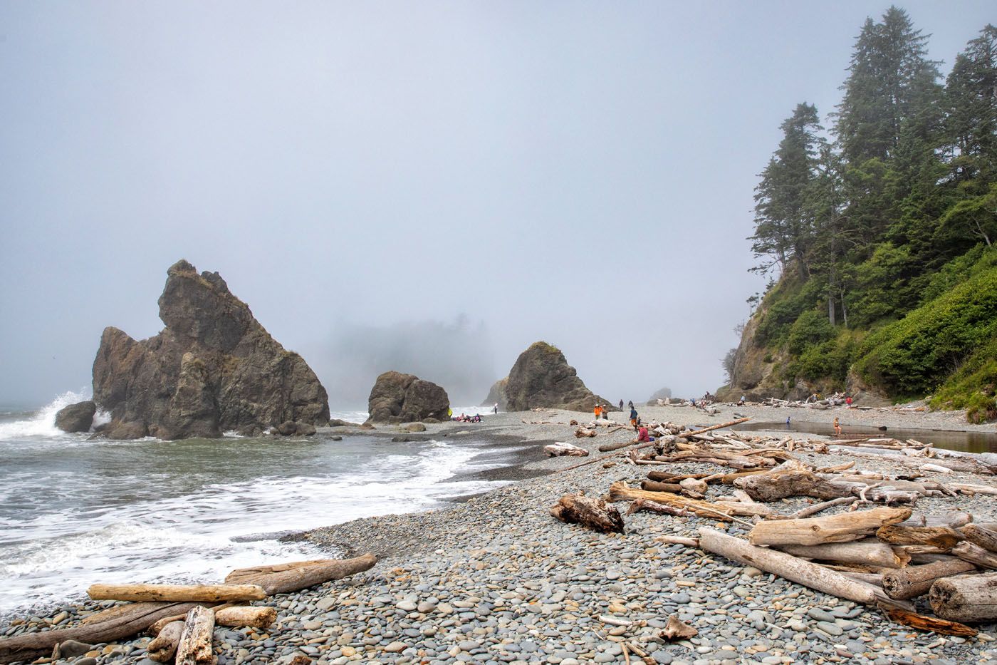 Ruby Beach hikes in Olympic National Park