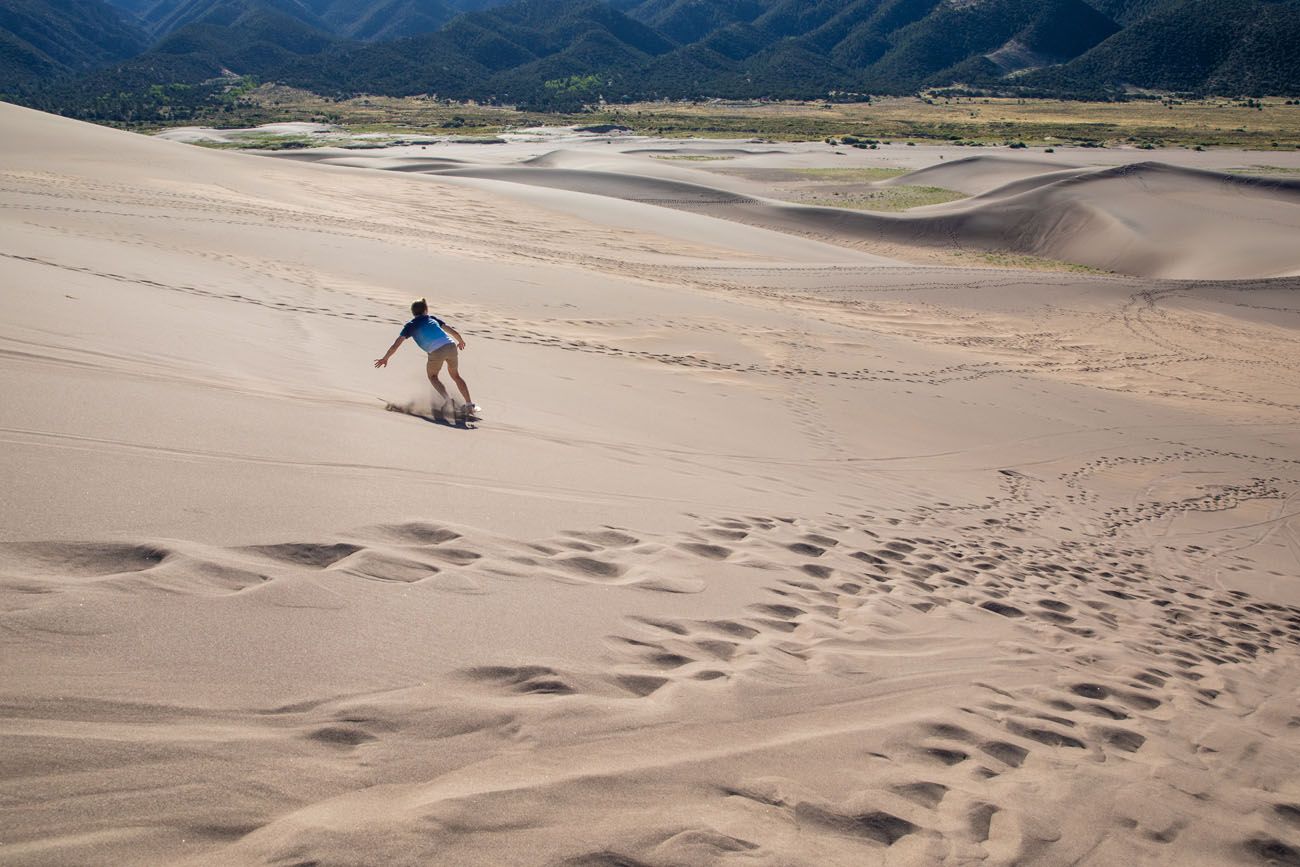 Tyler Sandboarding