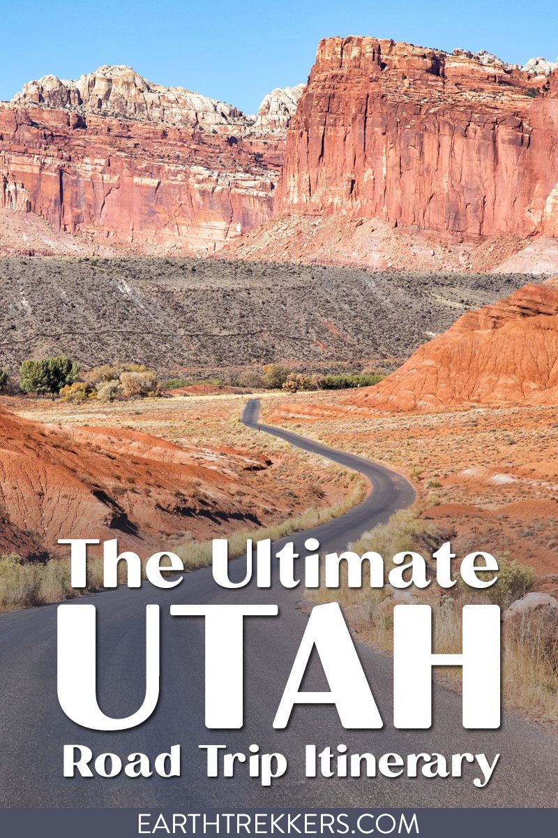 Utah Travel Itinerary Mighty 5