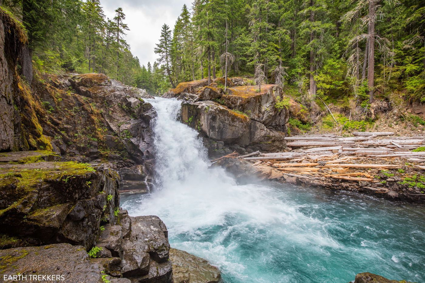 View of Silver Falls