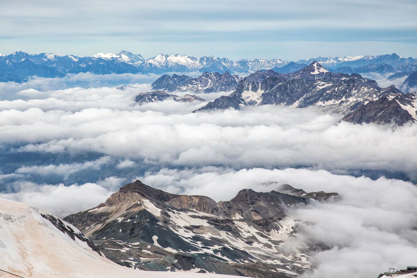 Alps View Matterhorn Glacier Paradise