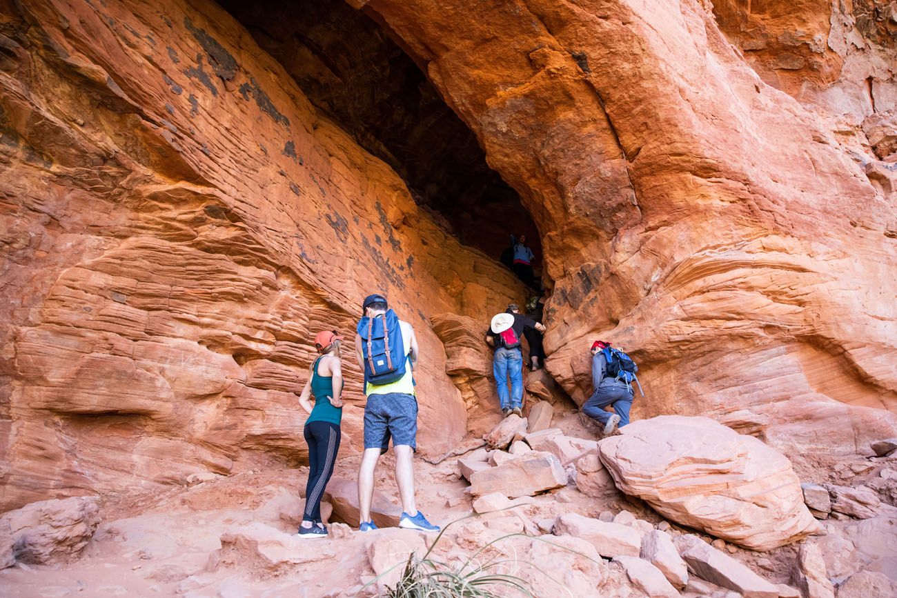 Soldier Pass Cave entrance