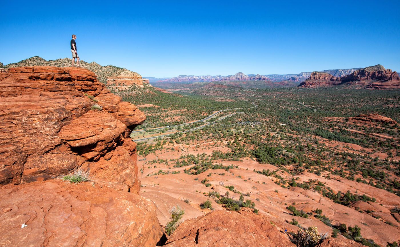 Tim in Sedona Courthouse Butte Loop Trail