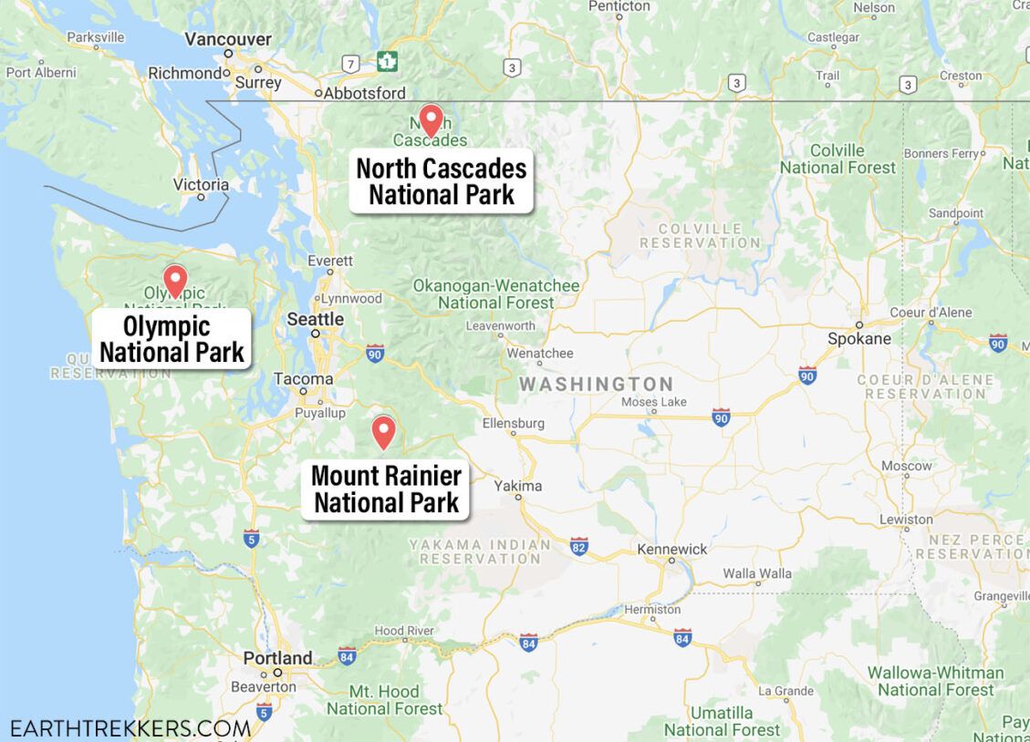 Washington national parks travel guide itinerary