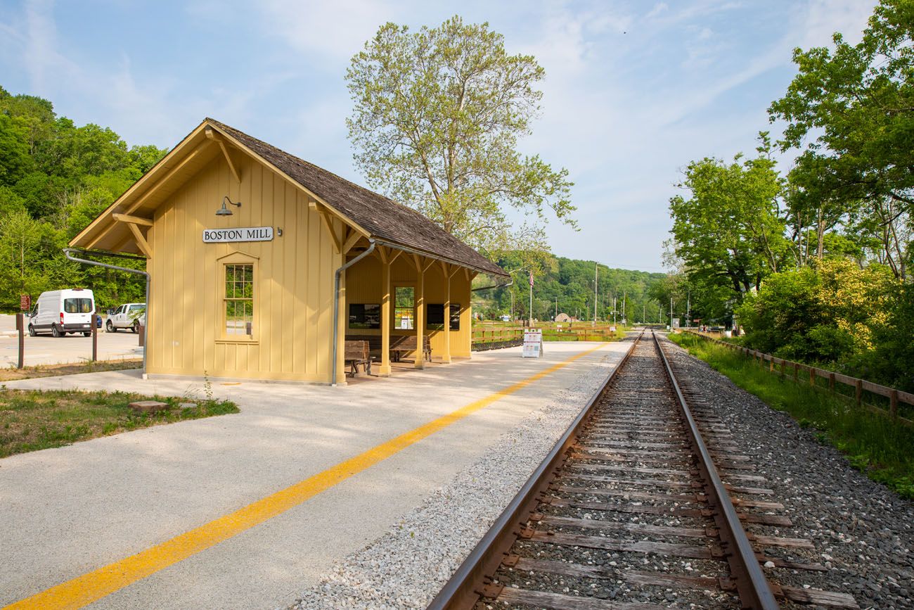 Cuyahoga Railroad one day in Cuyahoga Valley