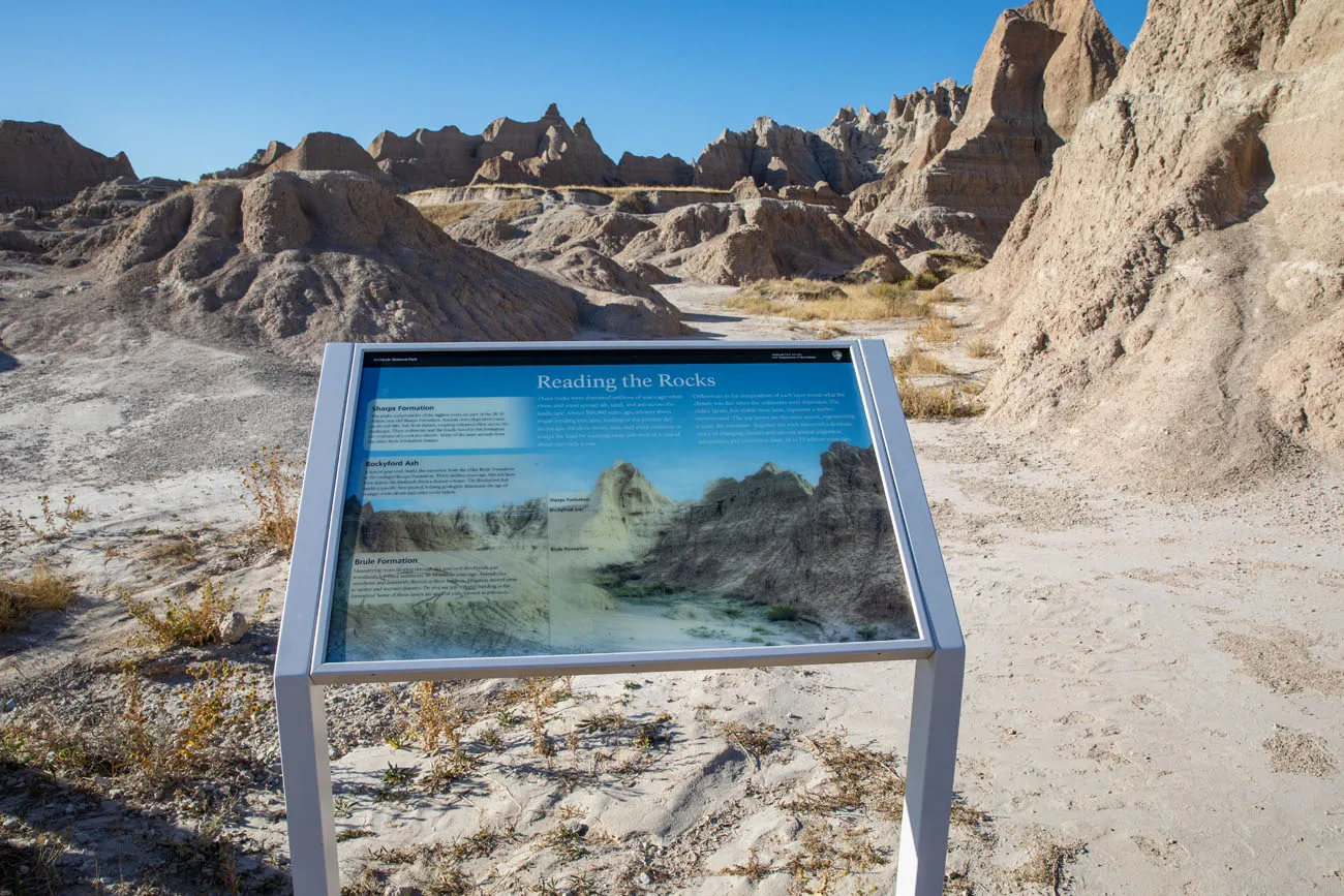 Fossil Exhibitbest hikes in Badlands National Park