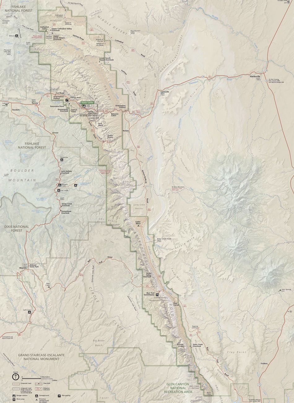 Map of Capitol Reef