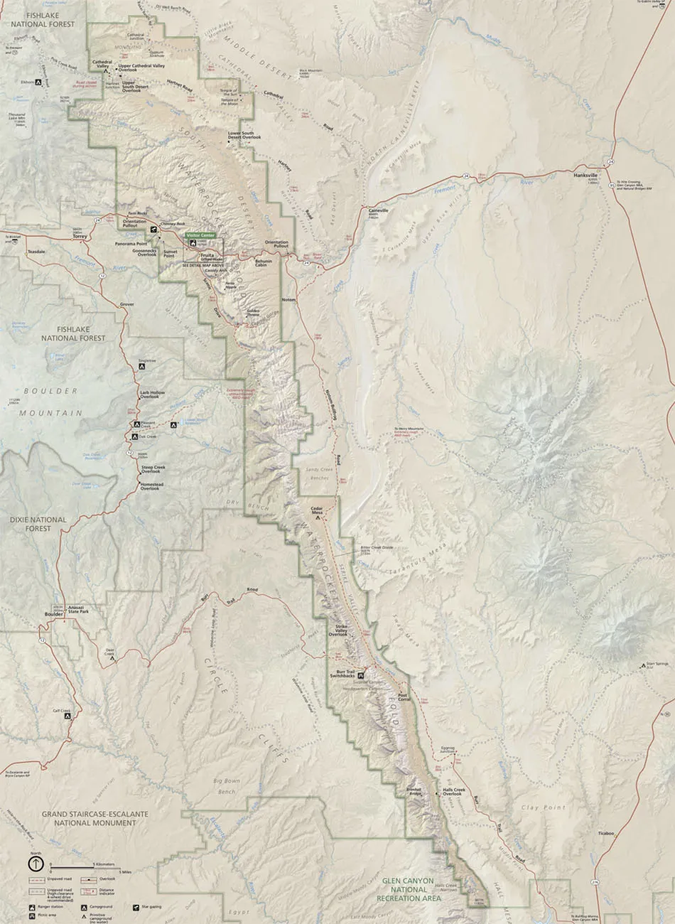 Map of Capitol Reef