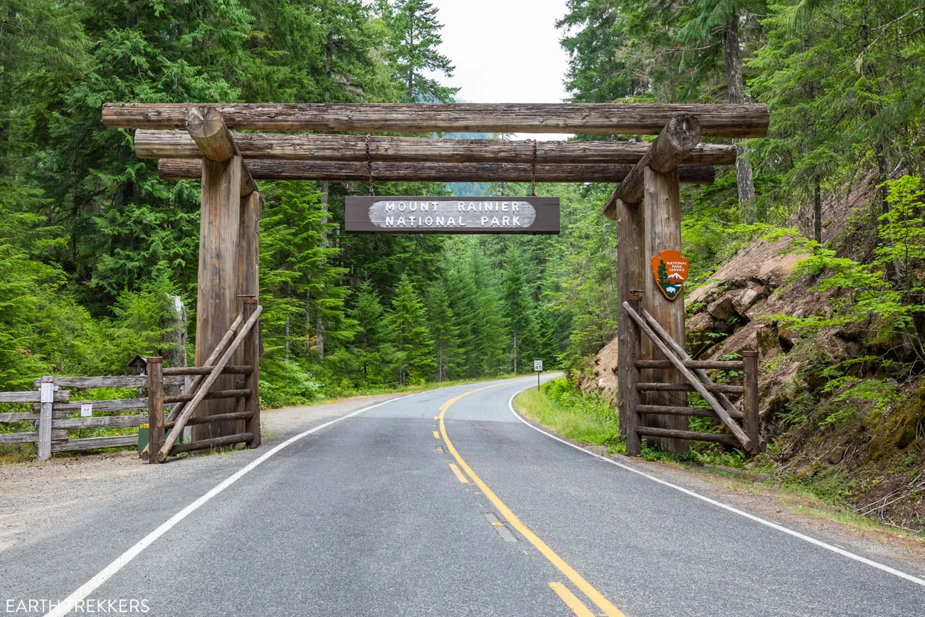 Mount Rainier Park Sign