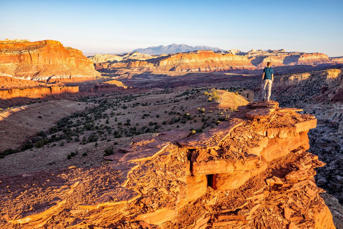 Sunset Point Capitol Reef National Park itinerary