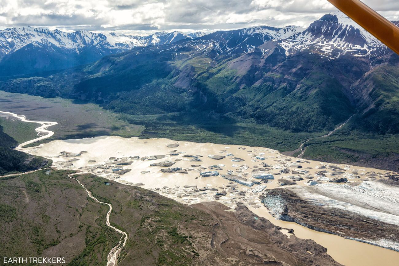 Wrangell St Elias Glacier Lake