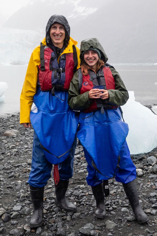 Tim and Kara Columbia Glacier