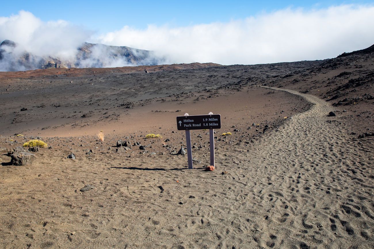 Haleakala Trail Sign