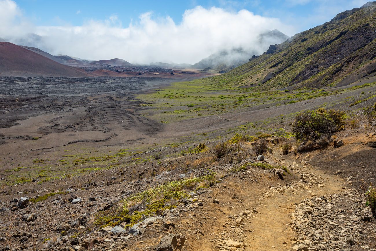 Into the Crater