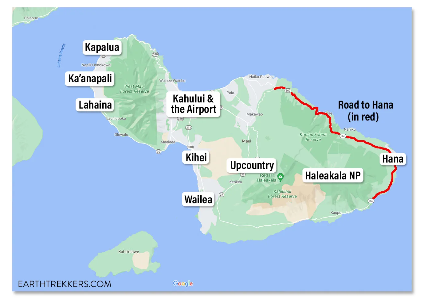 Maui Map