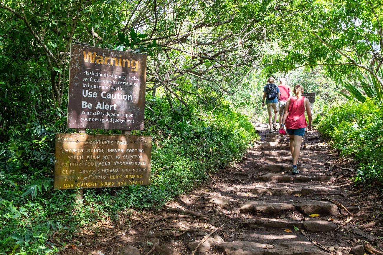 Pipiwai Trail Sign