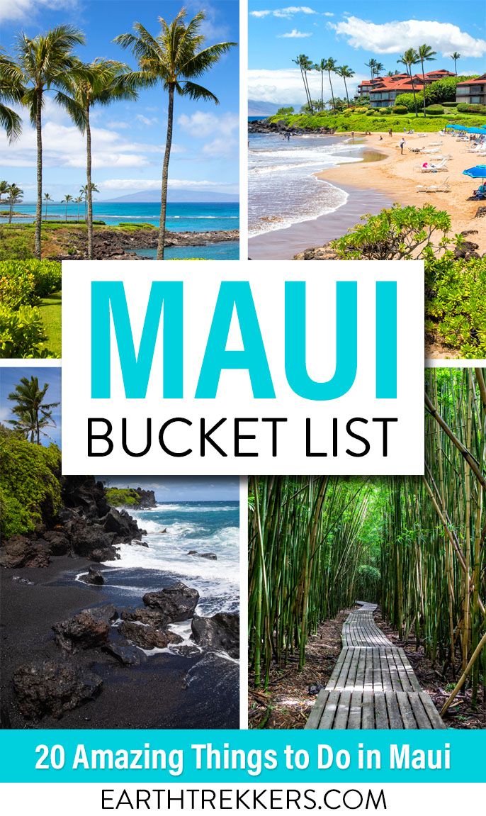 Things to do in Maui Hawaii Bucket List