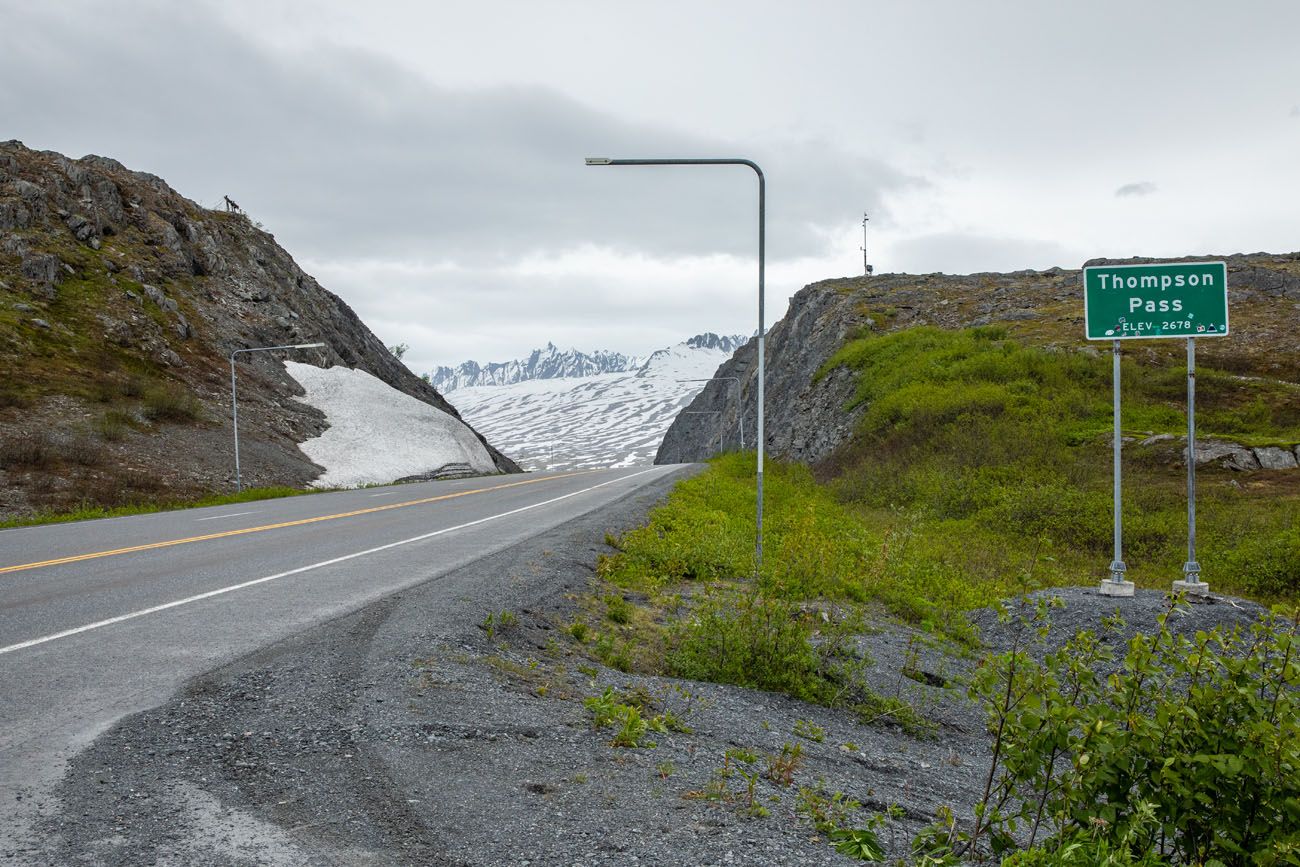 Thompson Pass Anchorage to Valdez