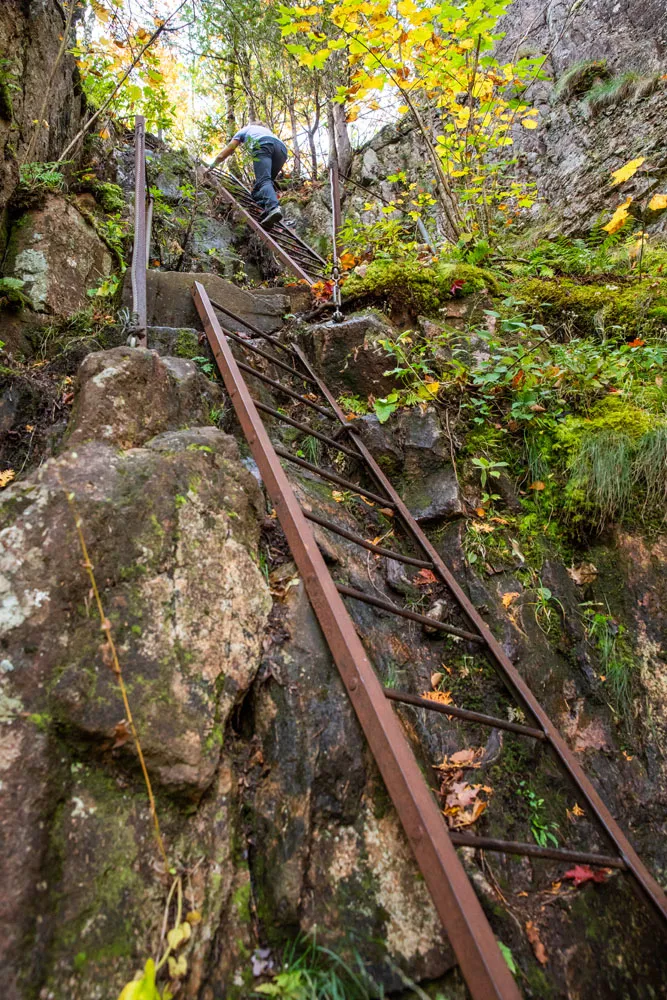 Beech Cliff Ladders | Acadia National Park Itinerary