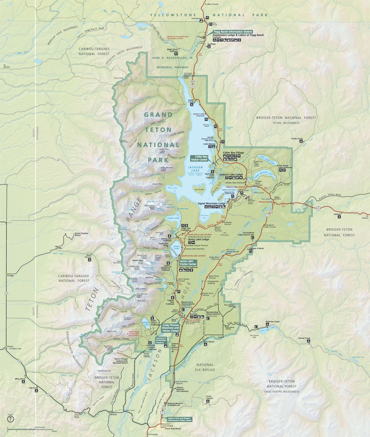 Grand Teton Map