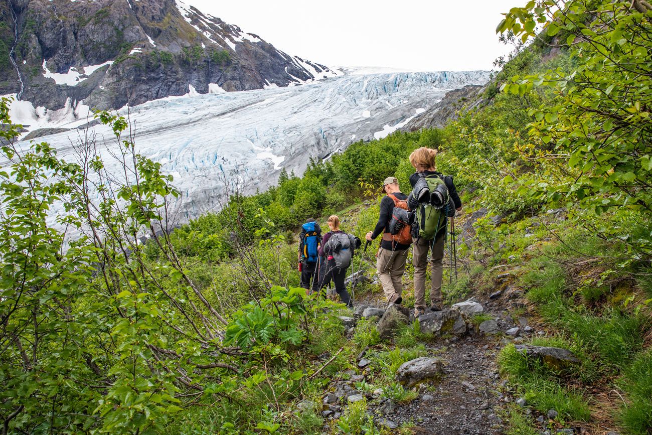 Hiking to Exit Glacier