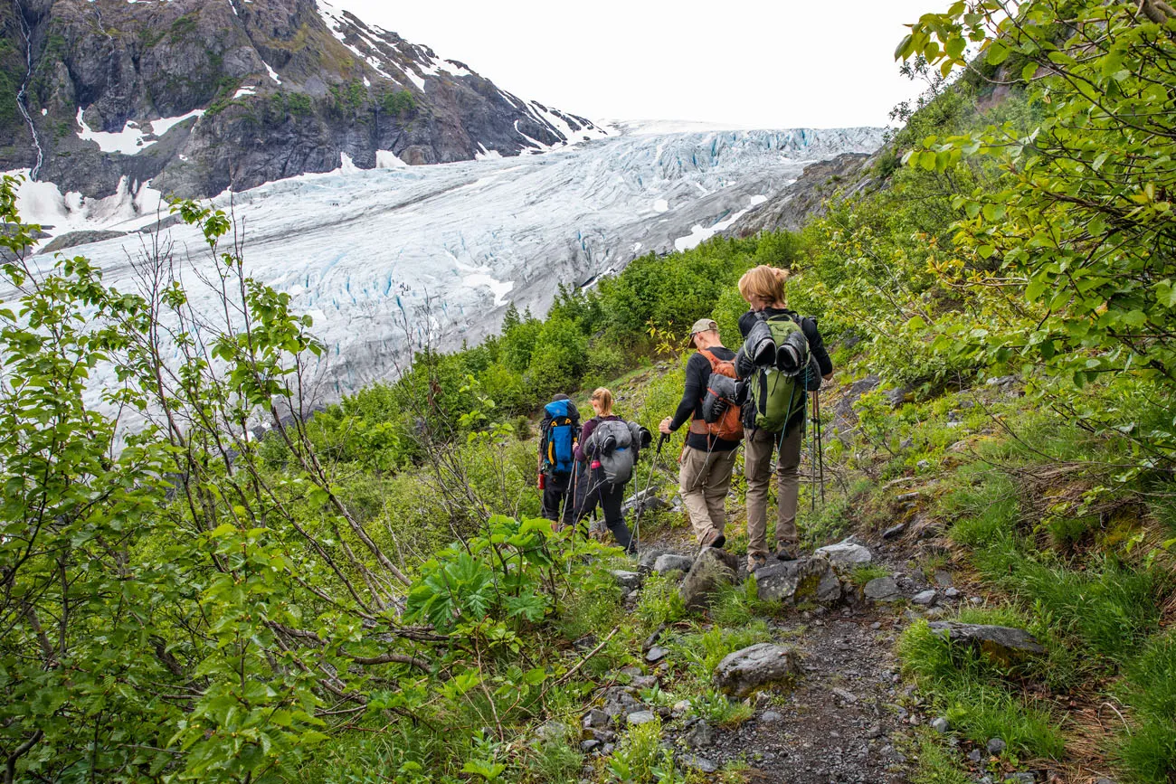 Hiking to Exit Glacier