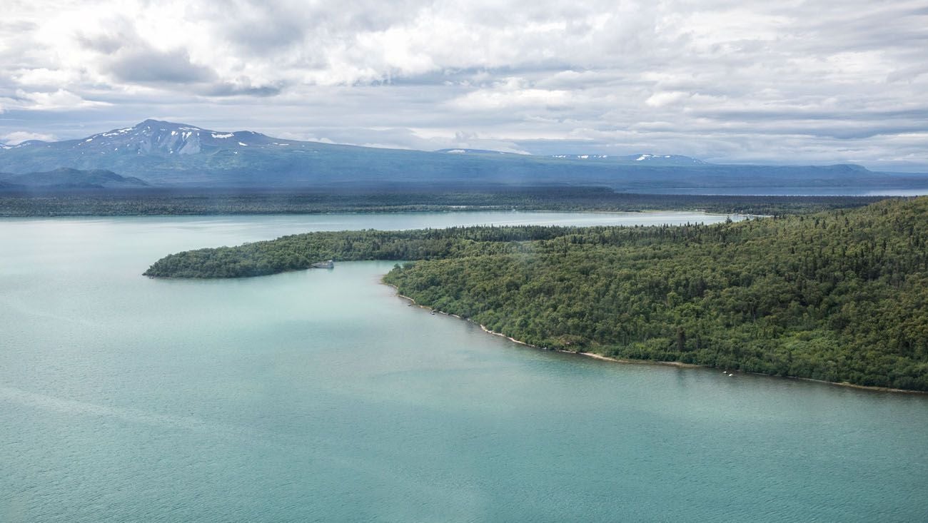 Naknek Lake from the Sky best things to do in Katmai National Park