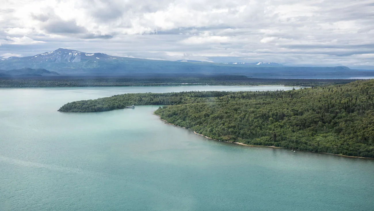 Naknek Lake from the Sky best things to do in Katmai National Park