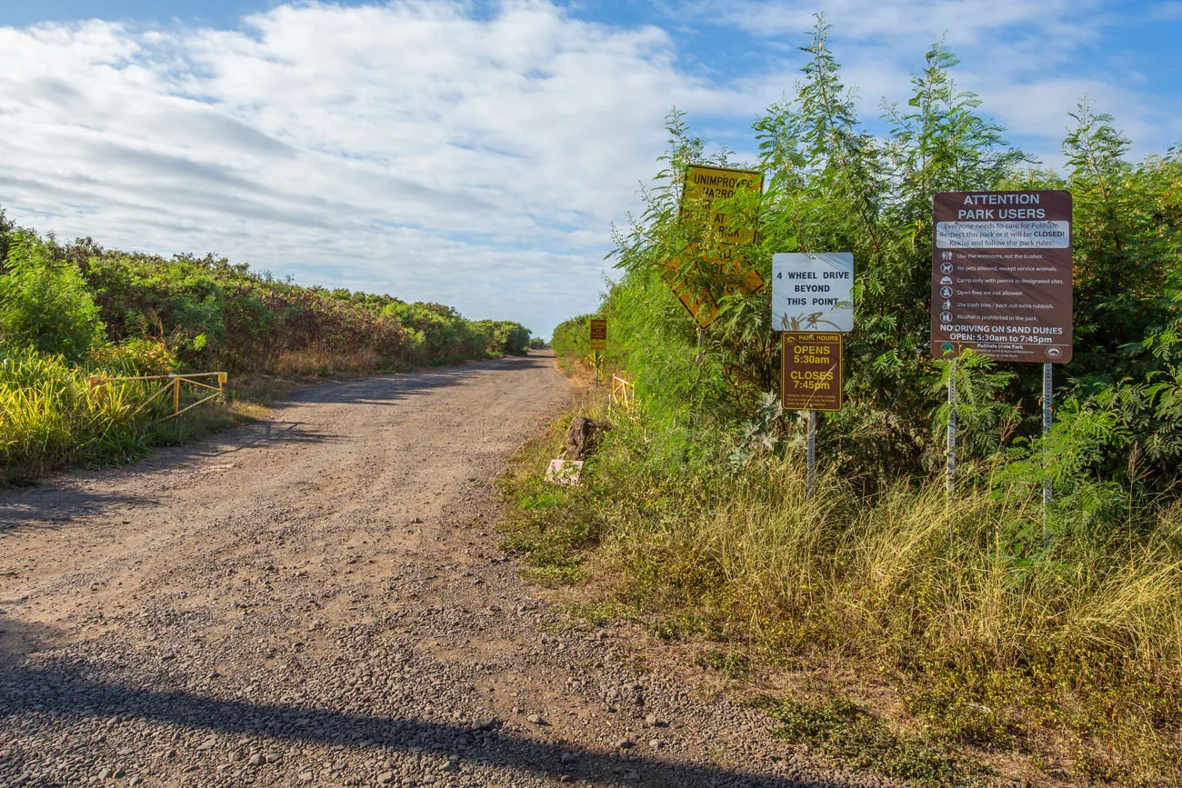 Road to Polihale Beach