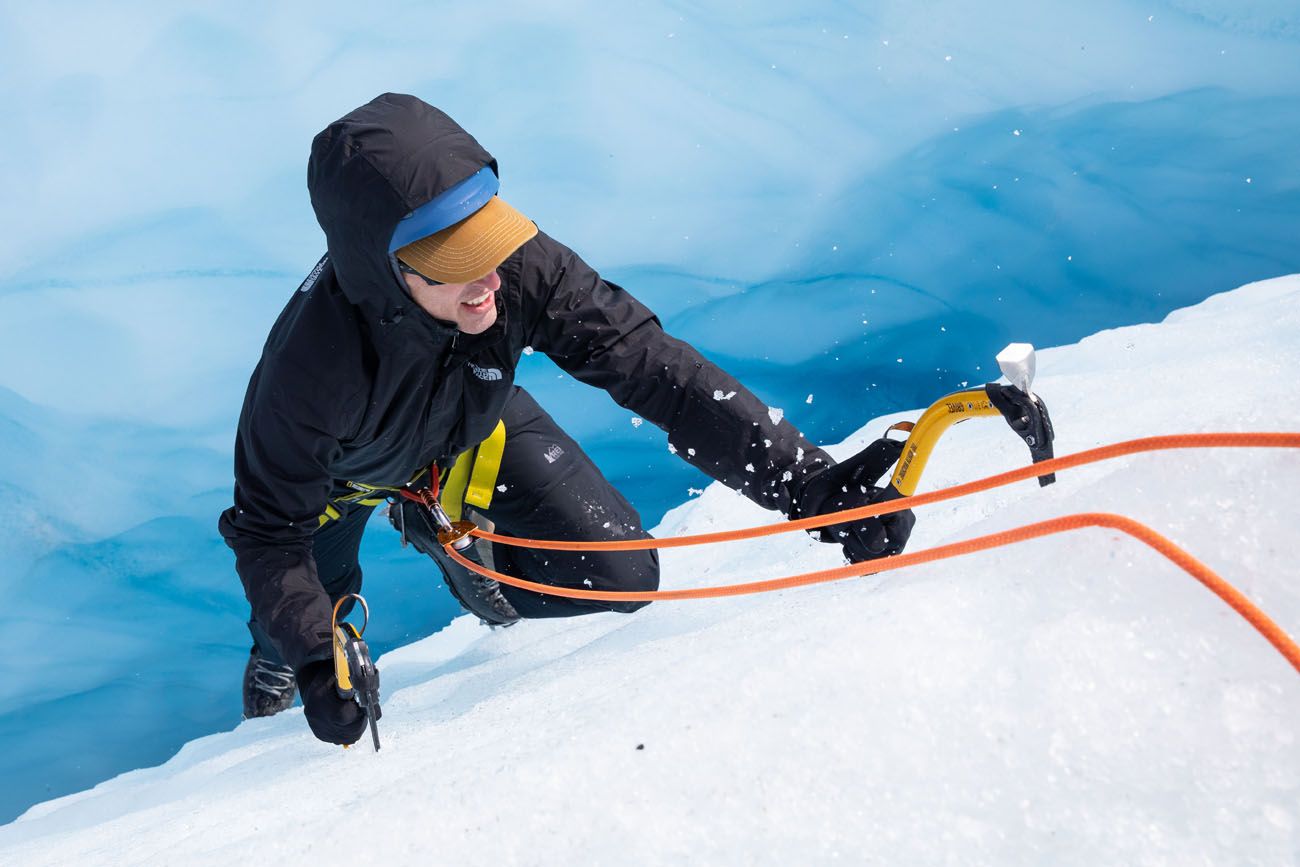 Tim Ice Climbing