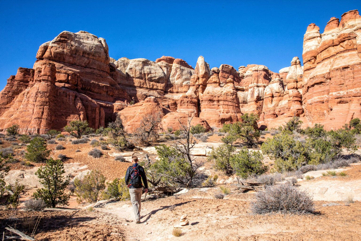 Hiking in the Needles