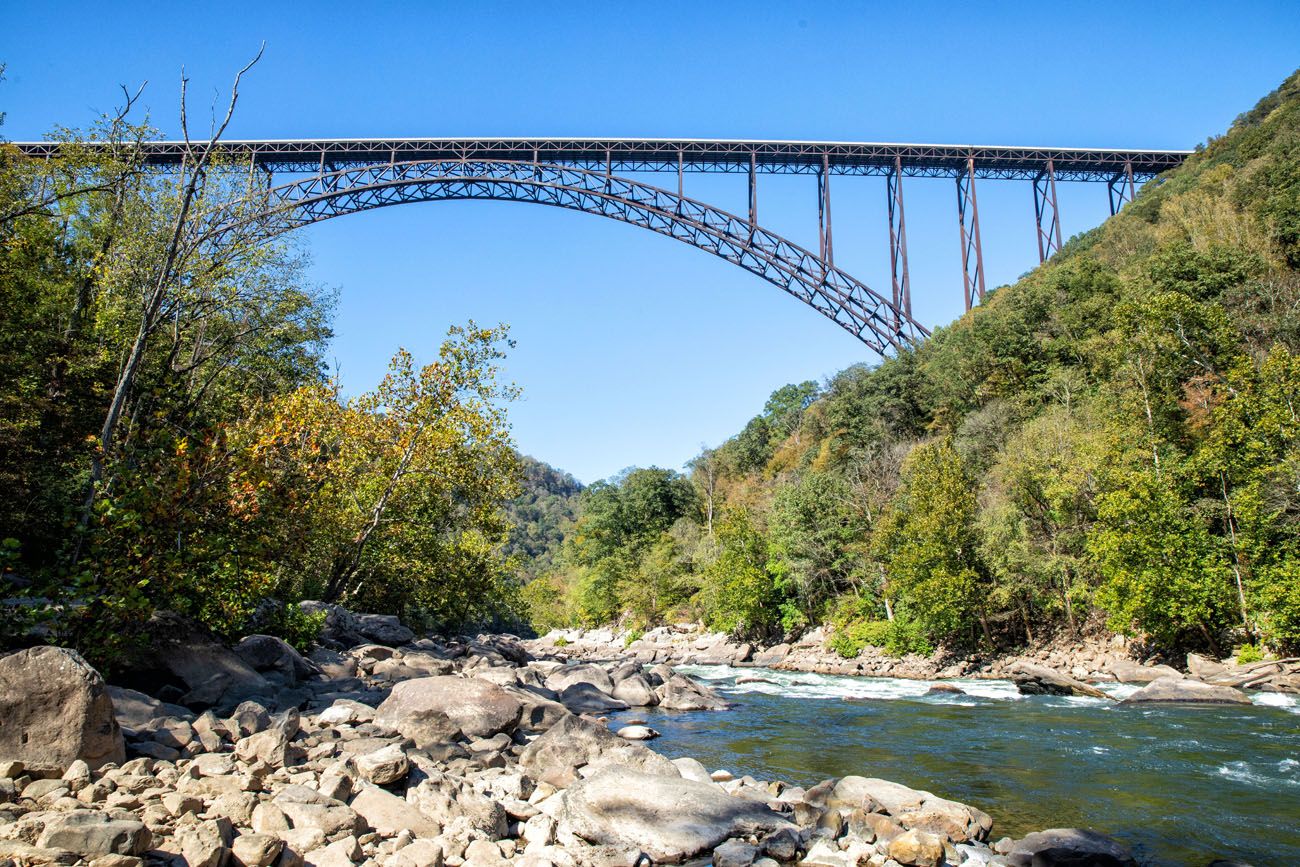 New River Gorge Bridge in October