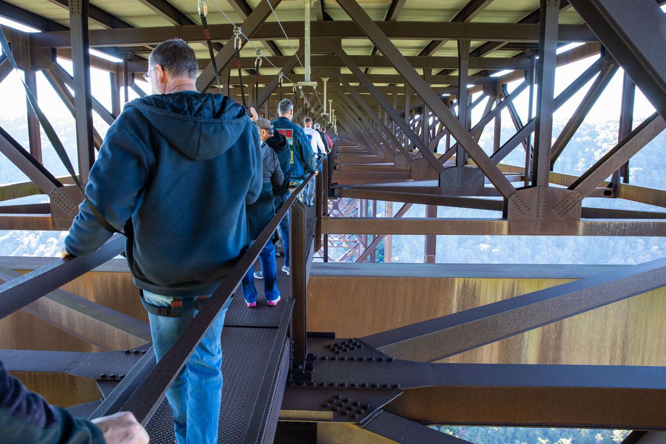 On the New River Gorge Bridge