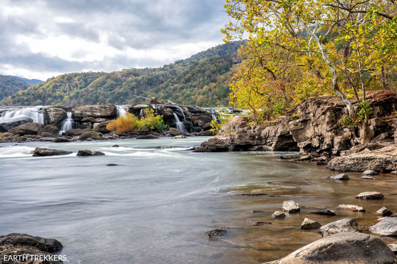 Sandstone Falls in October