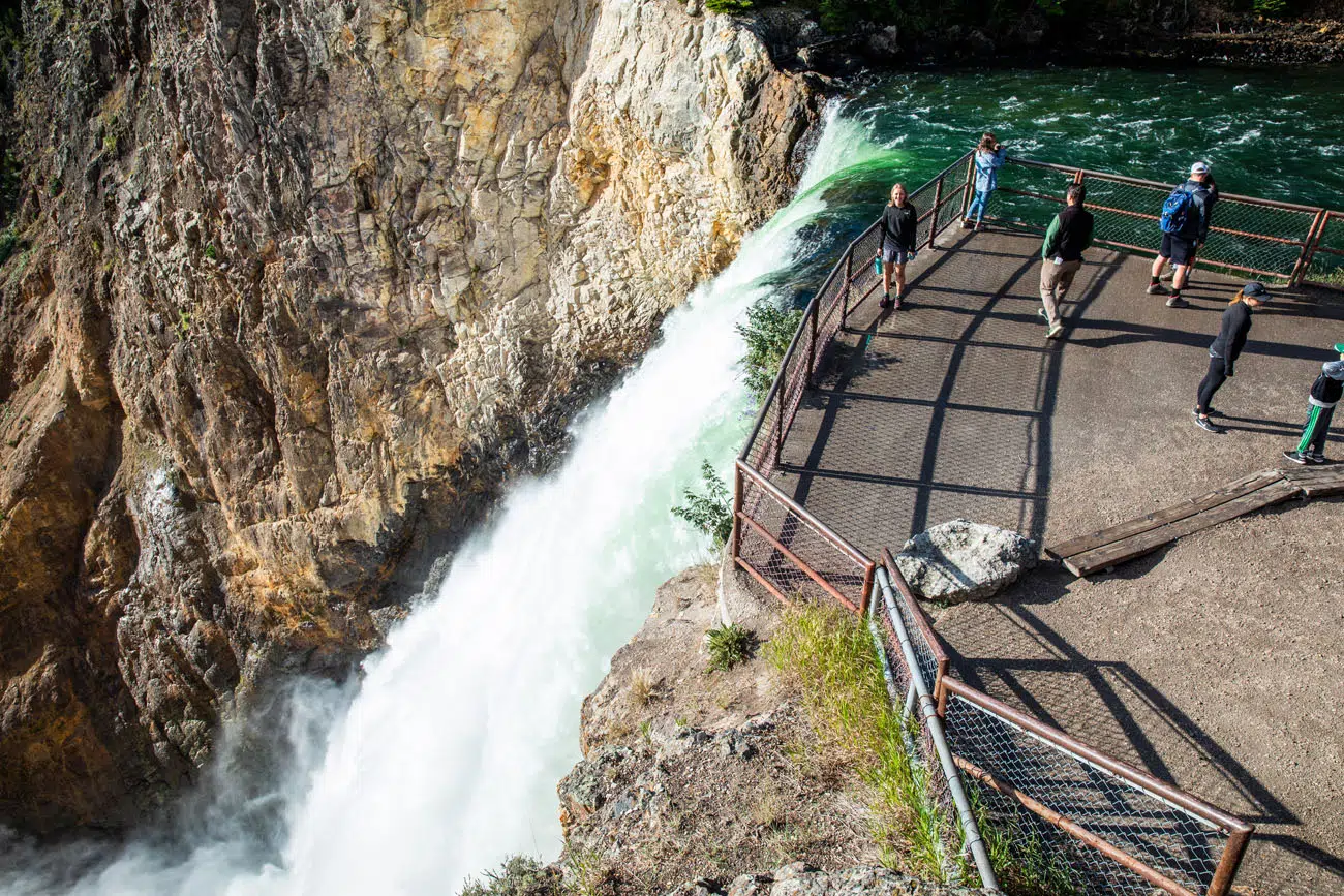 Brink of the Lower Falls