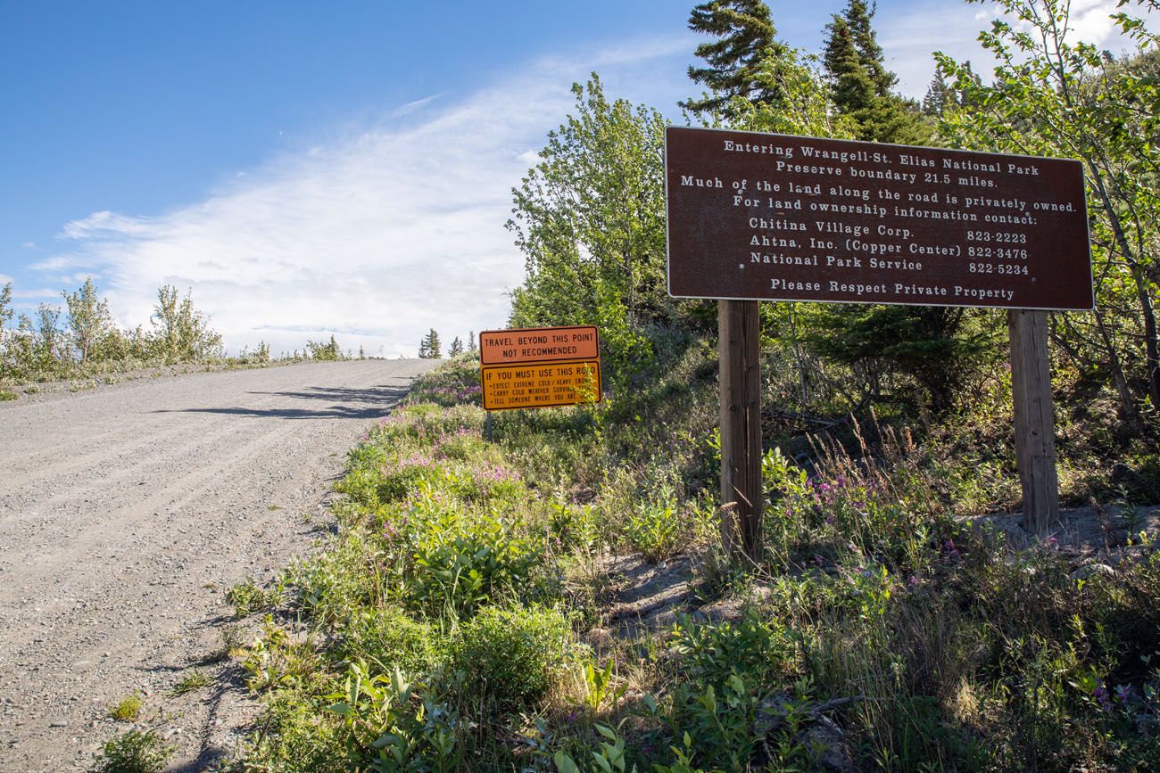 McCarthy Road Sign