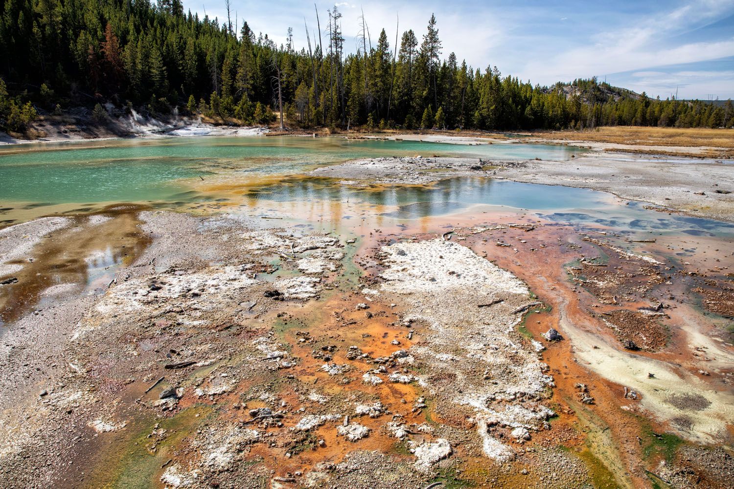 Norris Geyser Basin Porcelain Basin | Best National Parks in October